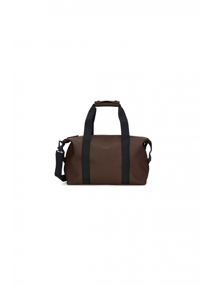 Rains borsone da viaggio hilo weekend bag small marrone