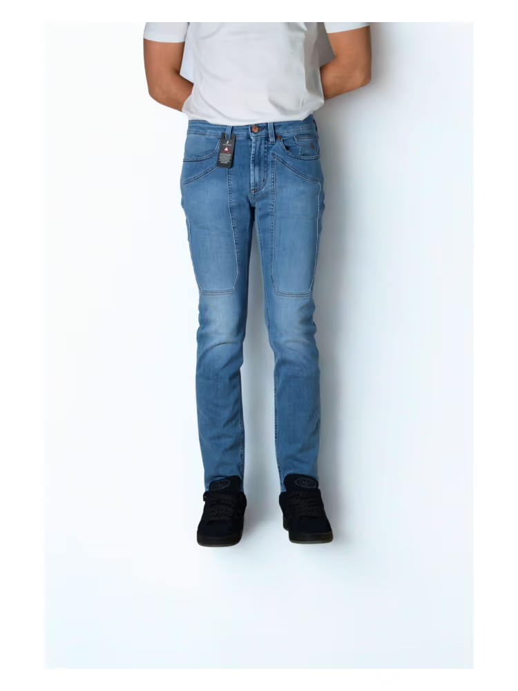 Jeans Jeckerson James skinny fit denim chiaro