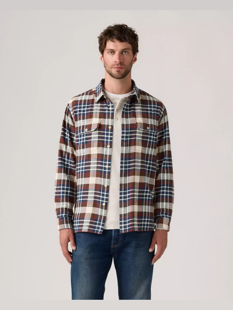 Camicia Levi's Jackson Worker in flanella a quadri