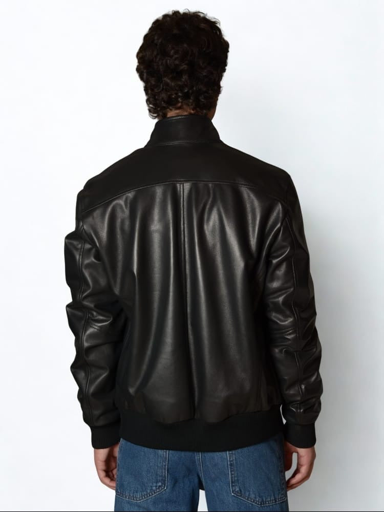 Giubbotto in pelle Masterpelle bomber in nappa