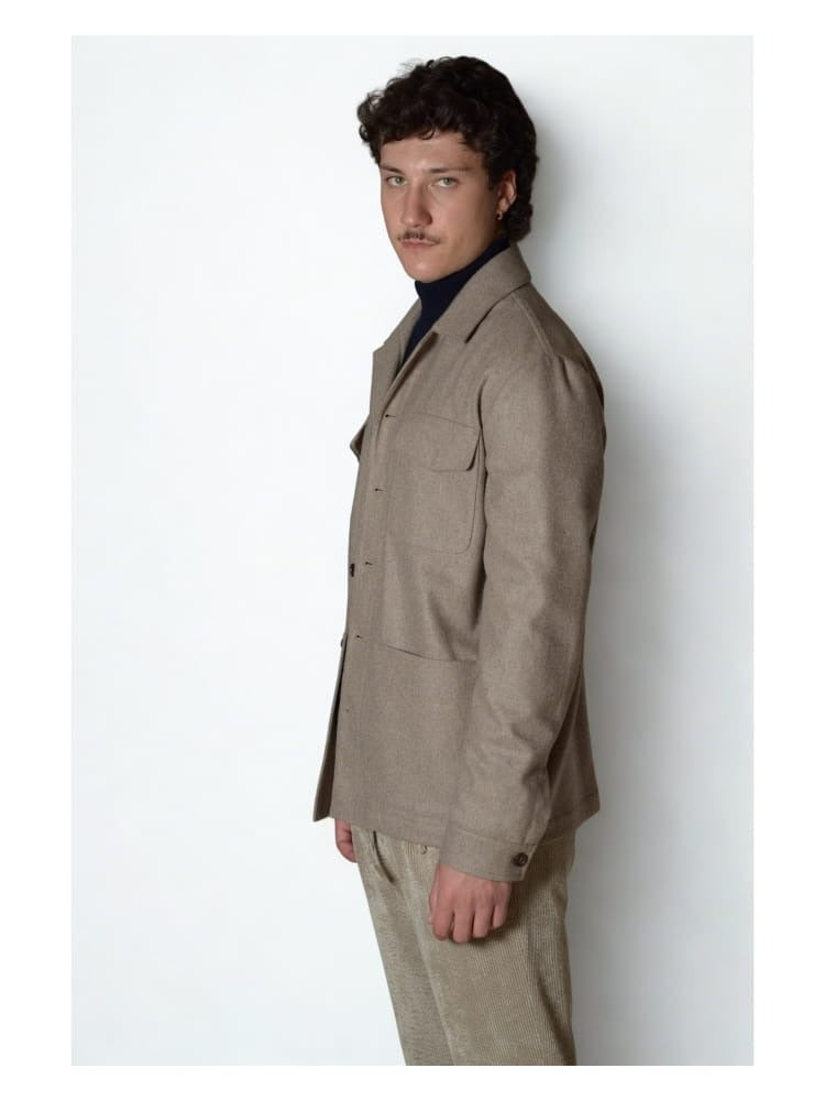 Giacca AT.P.CO Orlando overshirt misto lana