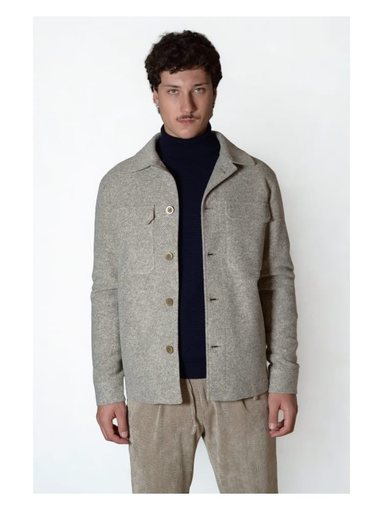 Giacca AT.P.CO Orlando overshirt misto lana