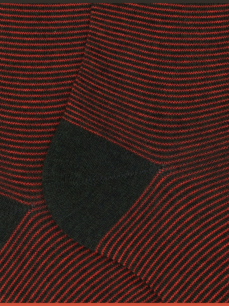 Calze Gallo lunghe microrighe bicolor