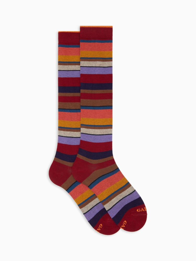 Calze Gallo lunghe a righe