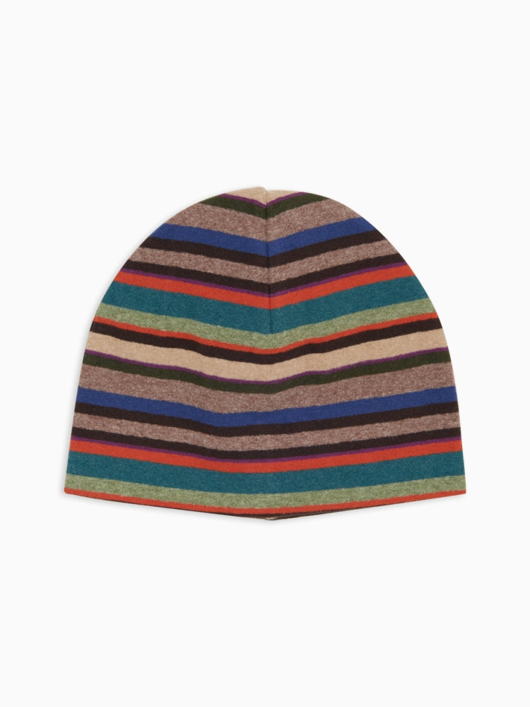 Berretto Gallo calotta in pile a righe