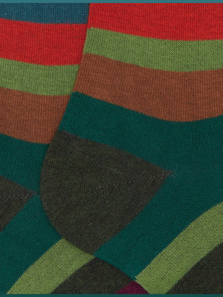 Calze Gallo lunghe a righe 7 colori
