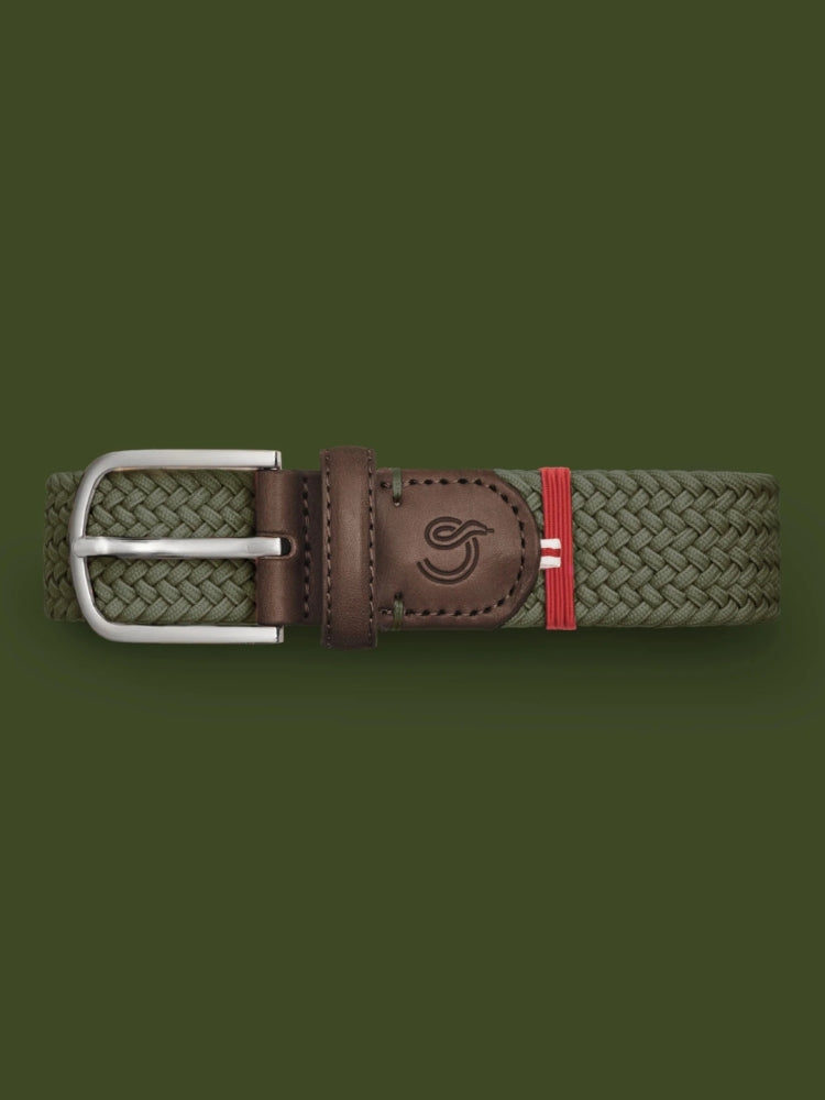 Cintura La Boucle Edinburgh intrecciata bicolore