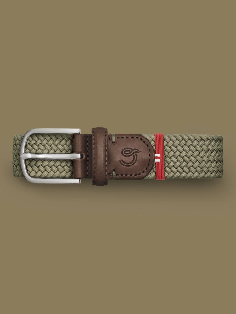 Cintura La Boucle Verbier intrecciata bicolore