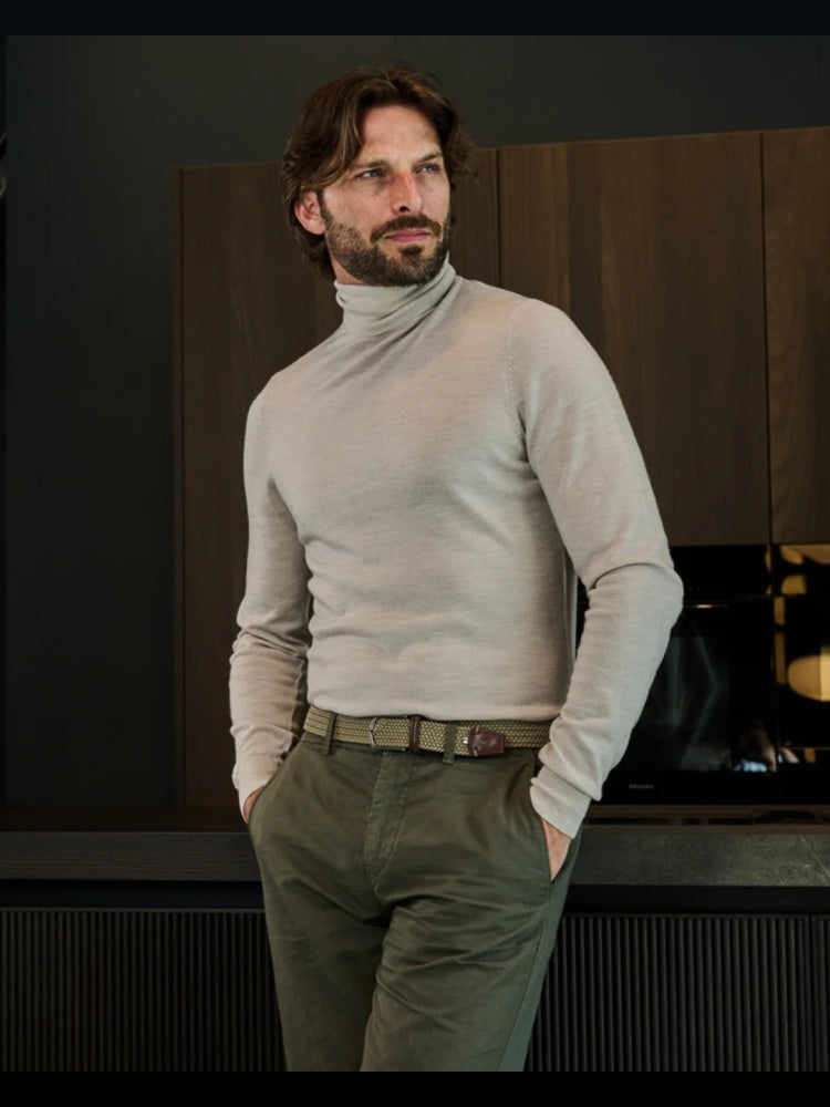 Cintura La Boucle Verbier intrecciata bicolore