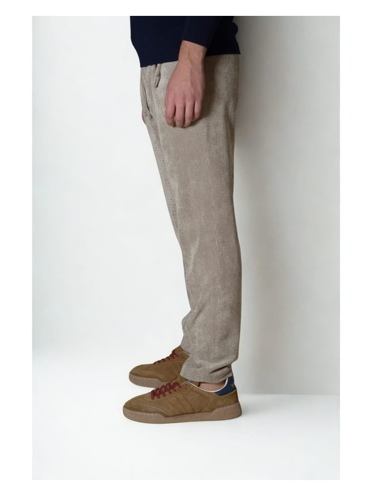 Pantaloni AT.P.CO Berlino in velluto con coulisse