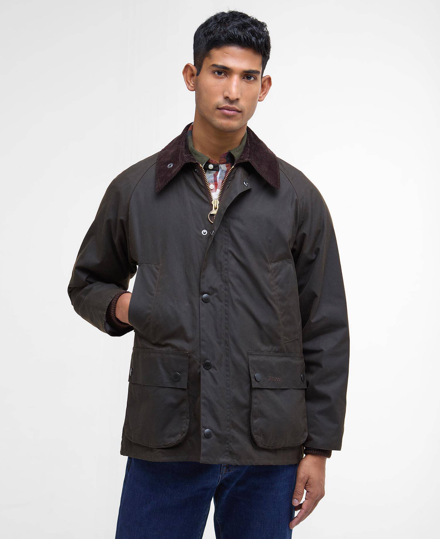 Giacca classica Barbour Bedale cerata