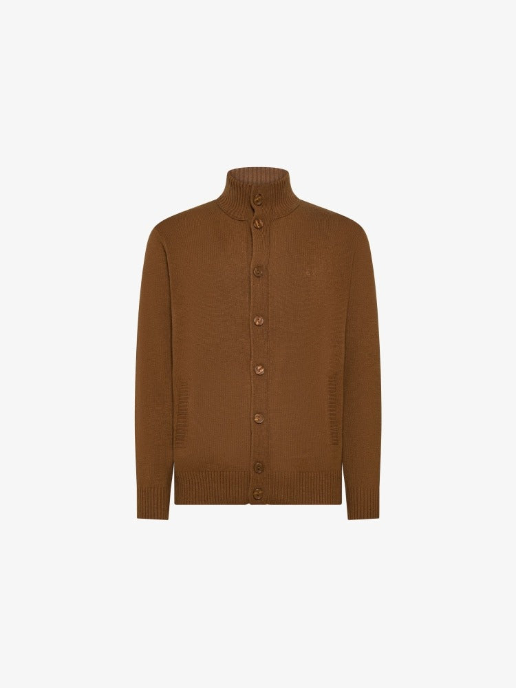 Cardigan Sun68 con bottoni realizzato in lana e cashmere