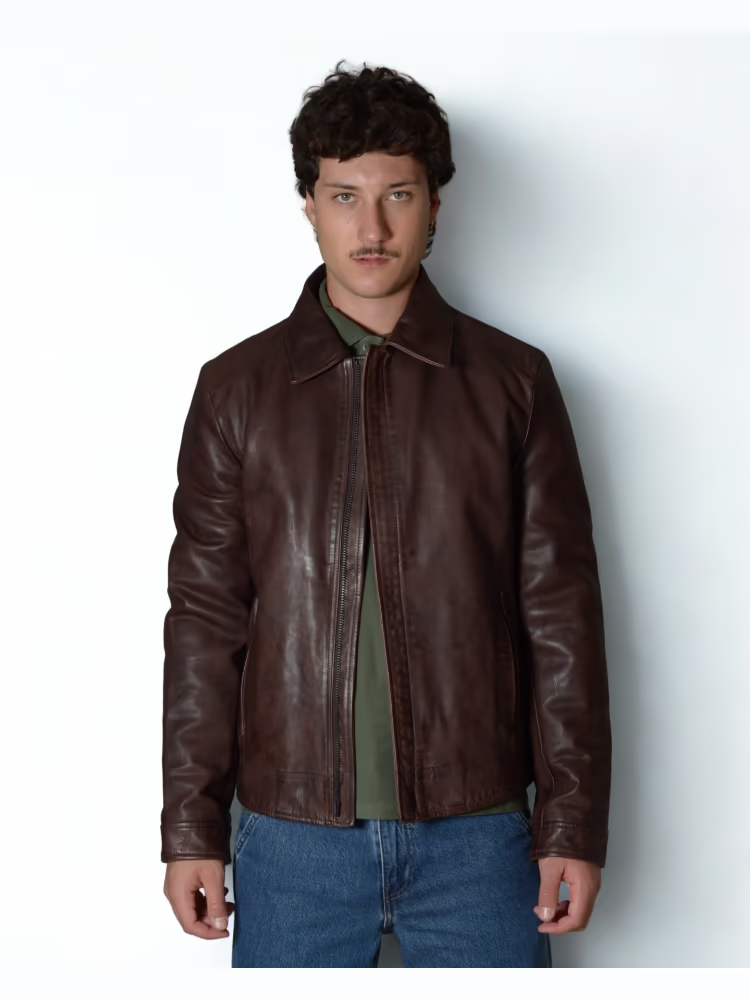 Giubbotto Talenti modello aviatore in pelle