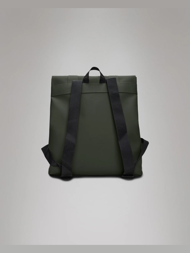 Zaino Rains MSN con patta e moschettoni frontali