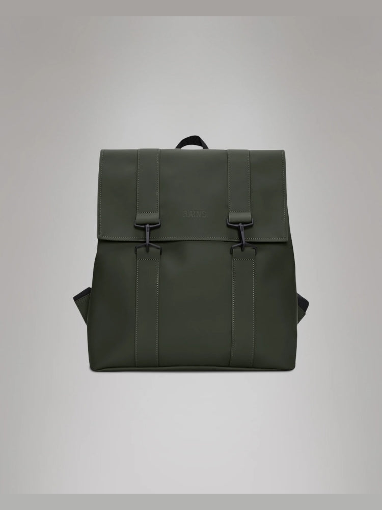 Zaino Rains MSN con patta e moschettoni frontali